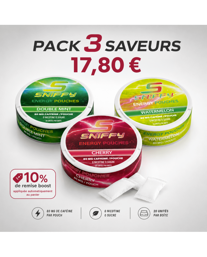 Sniffy Energy Pouches