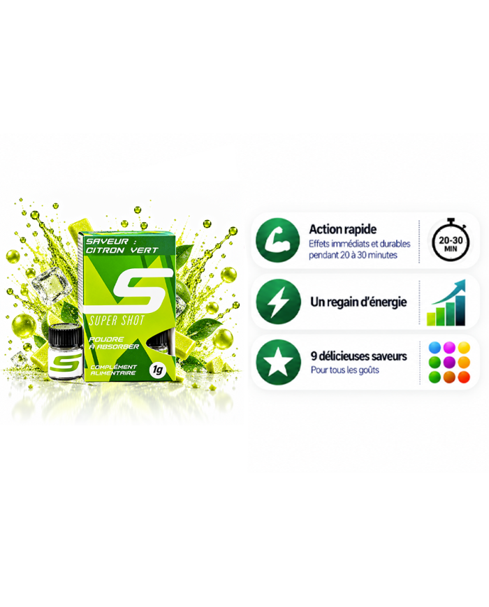 SUPER SHOT - POUDRE ENERGISANTE