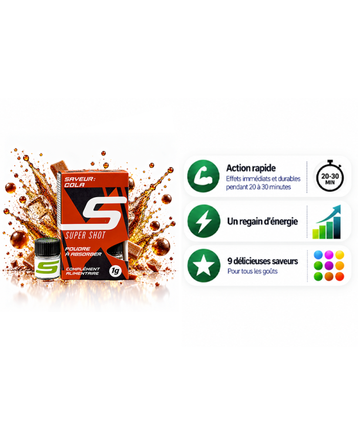 SUPER SHOT - POUDRE ENERGISANTE