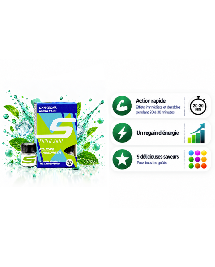 SUPER SHOT - POUDRE ENERGISANTE