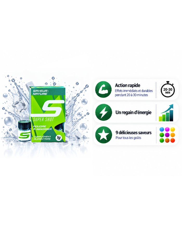 SUPER SHOT - POUDRE ENERGISANTE